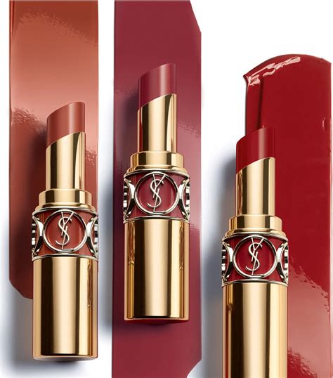 ysl rouge volupte shine 144|YSL rouge volupté shine lipstick.